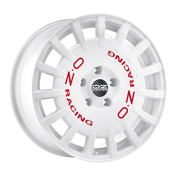 OZ Rally Racing White 7x17 4/108 ET18 CB75.1