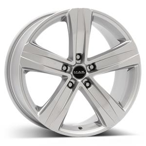 MAK STONE5 SILVER 7.5x18 5/130 ET58 CB78.1