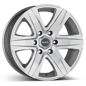 MAK Stone 6 silver 6.5x16 6/139.7 ET55 CB93.1