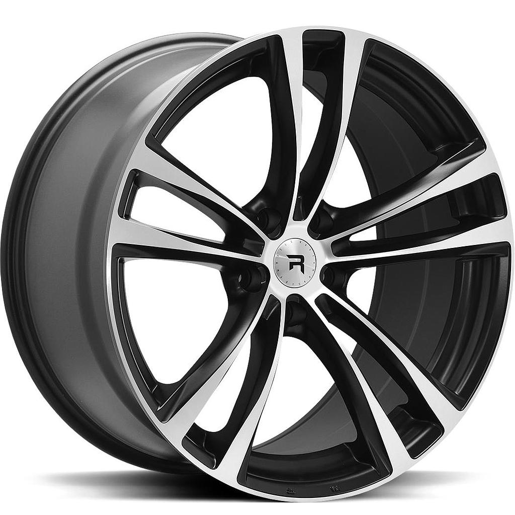 R-SERIES R3 BLACK POLISH 9x19 5/112 ET30 CB66.6