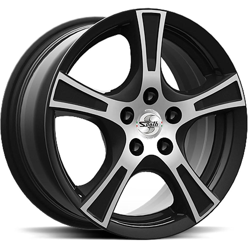 SPATH SP01 TRAILER BLACK MATT POLISH 5.5x13 4/100 ET30 CB56.6