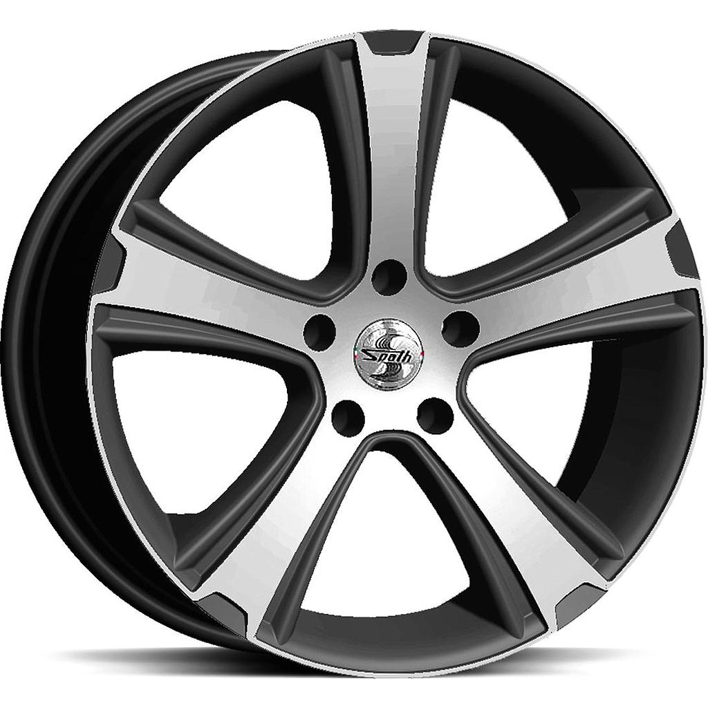 SPATH SP36 H BLACK MATT POLISH 7.5x17 5/130 ET38 CB84.1