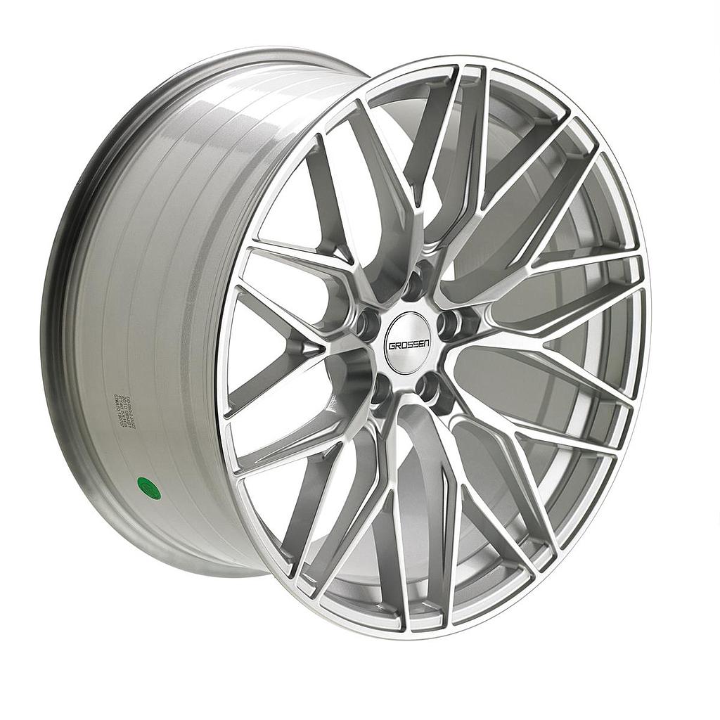 GROSSEN 10 MACHINED SILVER 10x20 5/112 ET40 CB66.5