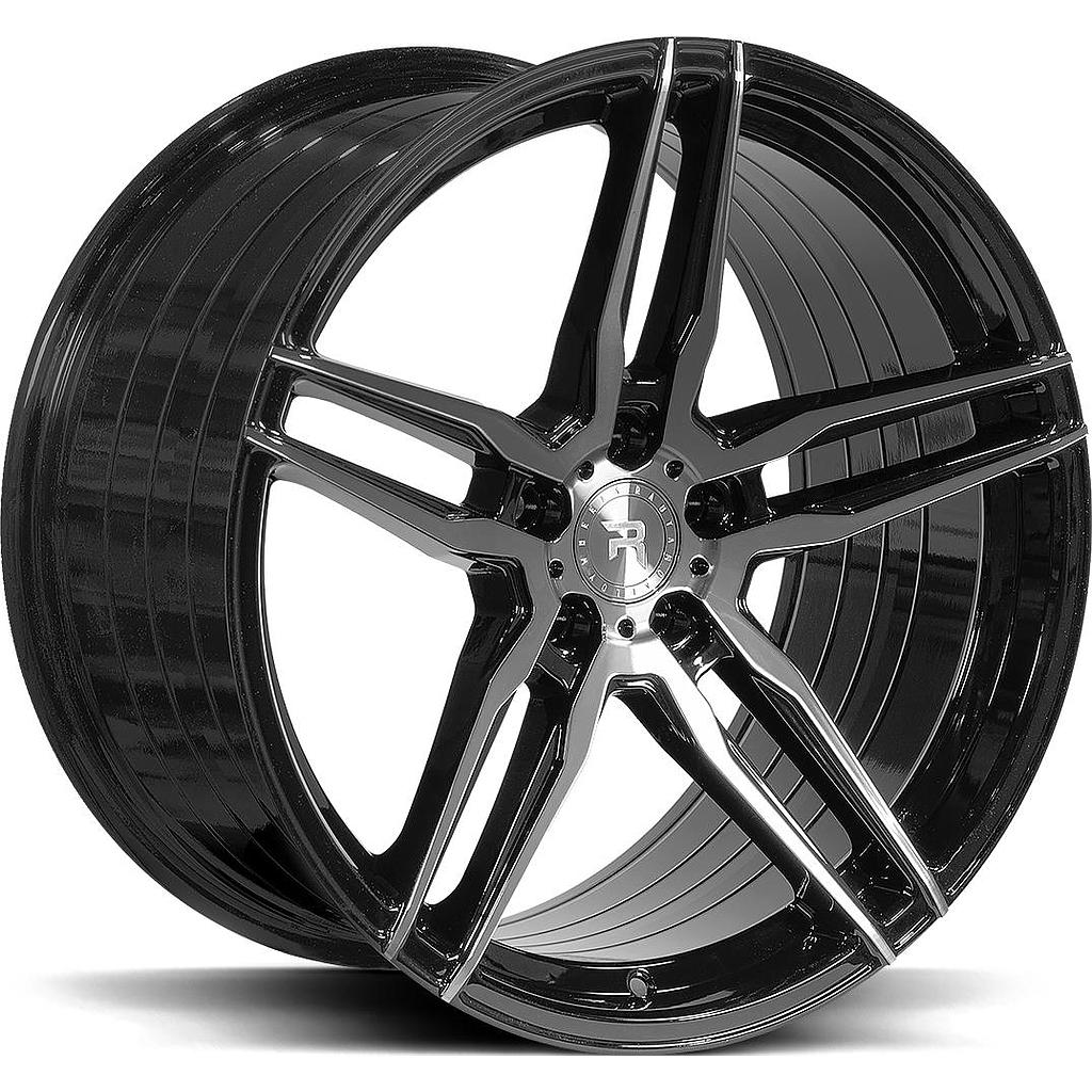 R-SERIES R10 TINTED BLACK 10.5x20 5/112 ET36 CB66.6