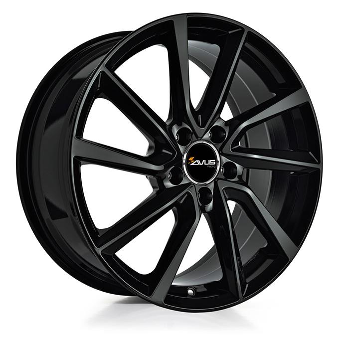 AVUS AC-518 Black 6.0x15 4/108 ET38 CB63.4