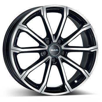 MAK DAVINCI BLK/POL 7.5x17 5/108 ET44 CB65.1