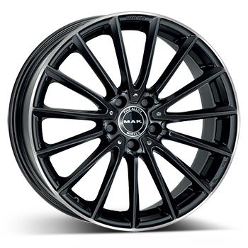 MAK KOMET GLOSS BLACK M.RING 7.5x17 5/112 ET45 CB66.6