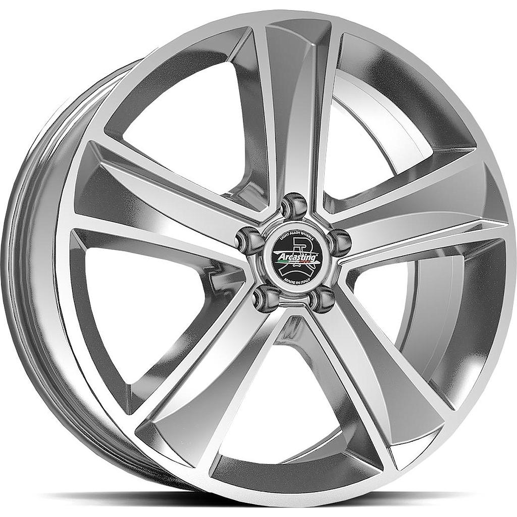 ARCASTING MAMMUT CHROME SILVER 8x18 5/112 ET50 CB66.6
