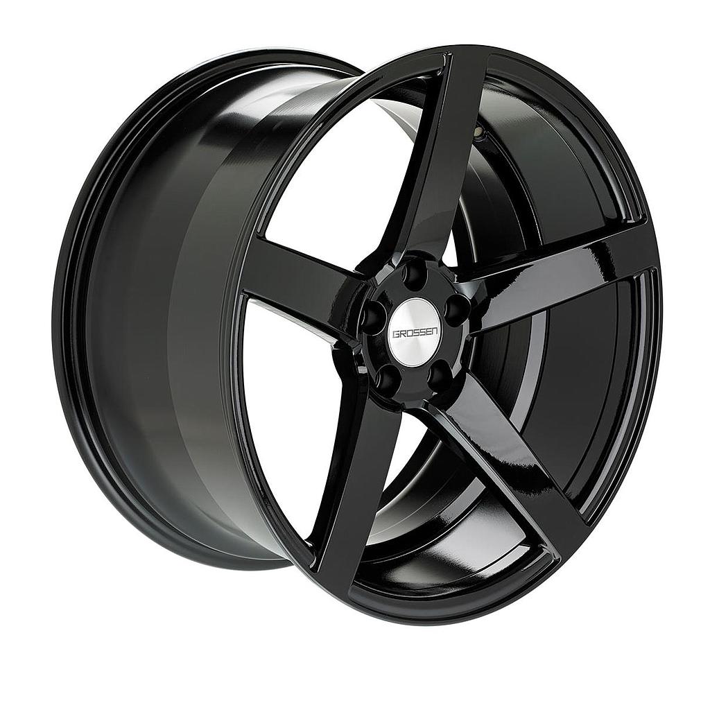 GROSSEN 1 GLOSS BLACK 8x18 5/112 ET42 CB73.1