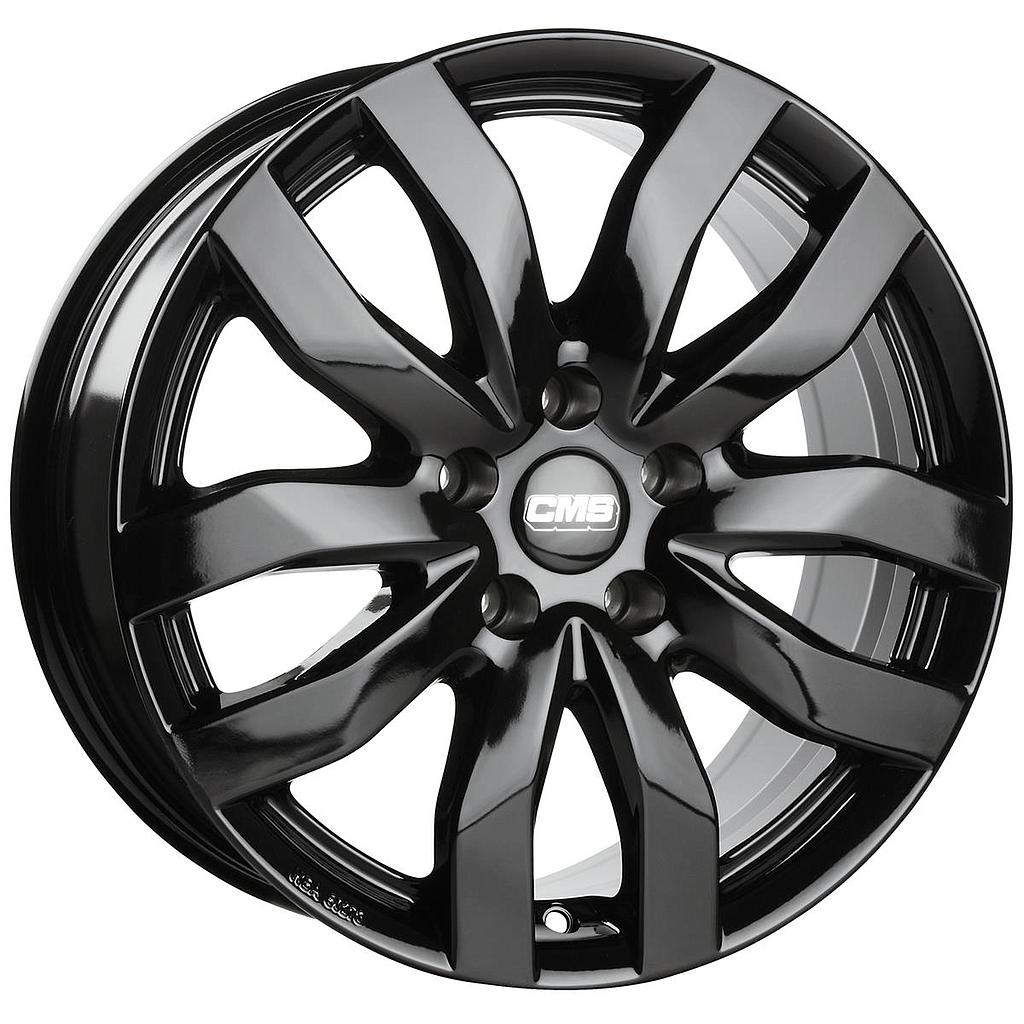 CMS C22 COMPLETE BLACK GLOSS 7.5x17 5/112 ET27 CB66.5