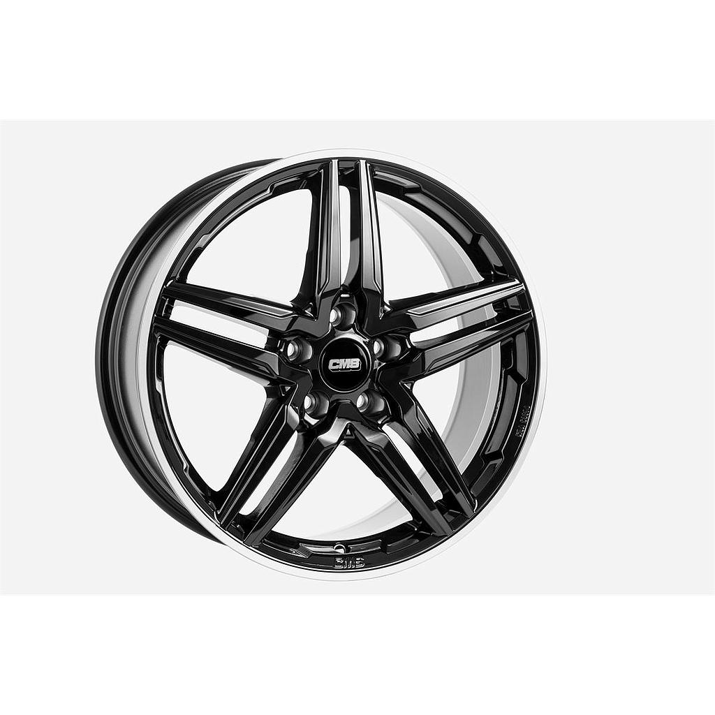 CMS C29 DIAMOND RIM BLACK GLOSS 8x18 5/120 ET50 CB65.1