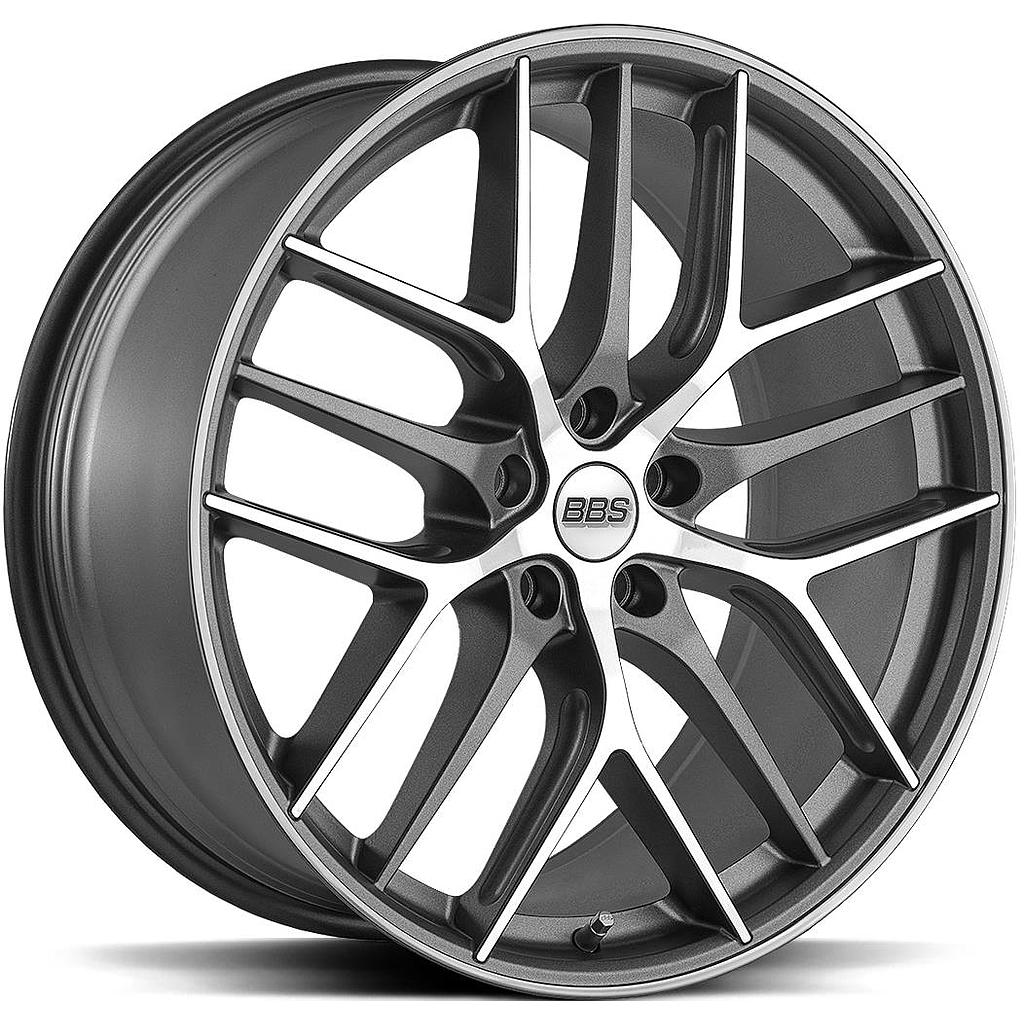 BBS CC-R Graphite Diam Cut 8.5x19 5/112 ET44 CB82.0