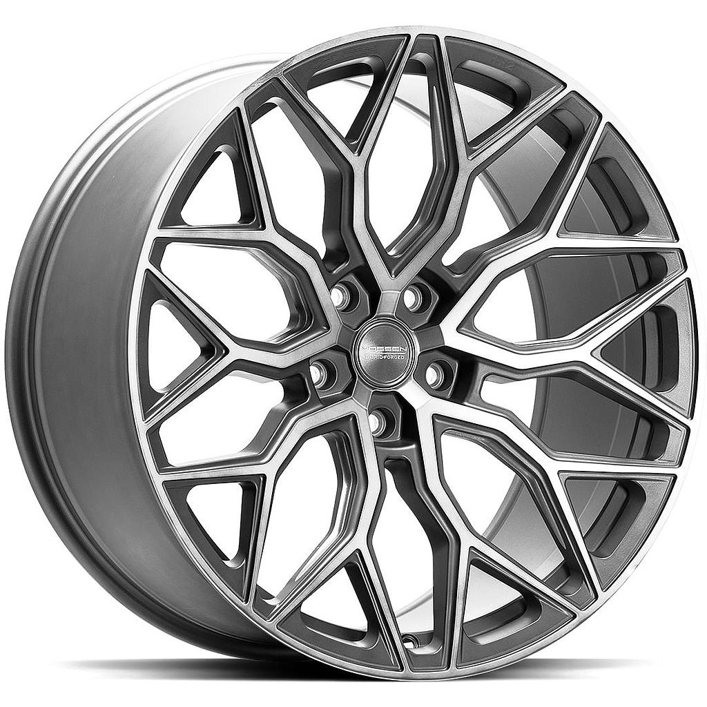 VOSSEN HF2 TINTED MATTE GUN METAL 10.5x22 5/112 ET30 CB66.6