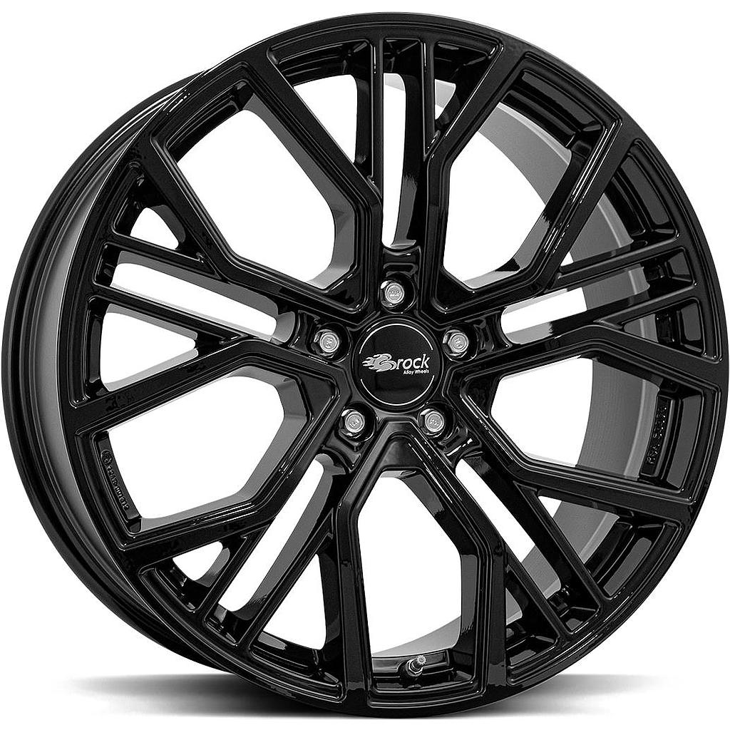 BROCK B41 Shiny Black 8.5x19 5/112 ET21 CB66.6