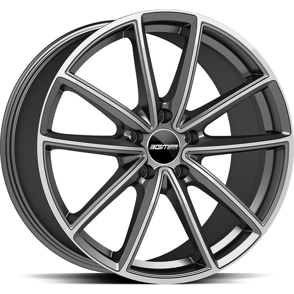 GMP Titan Anthracite Diamond 11.5x21 5/130 ET61 CB71.6