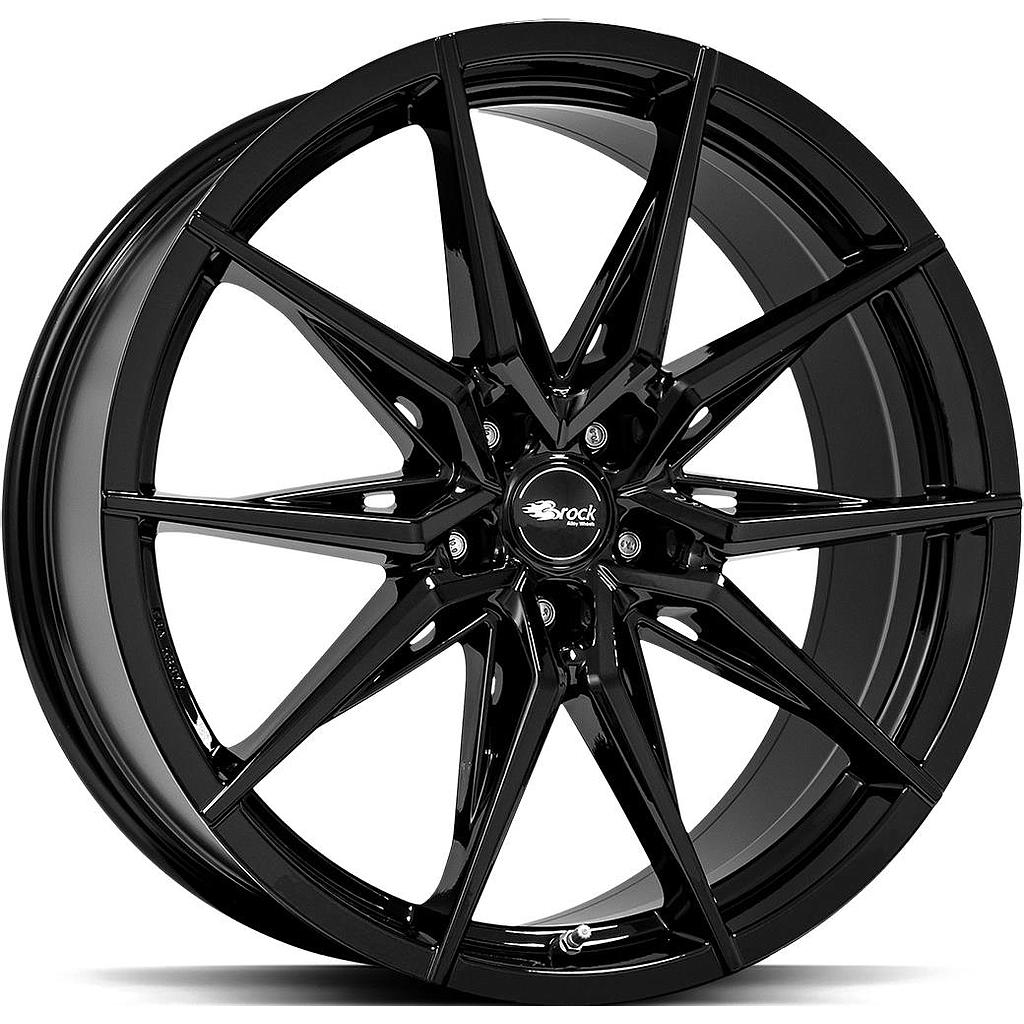 BROCK B42 Shiny Black 8.5x20 5/120 ET30 CB72.6