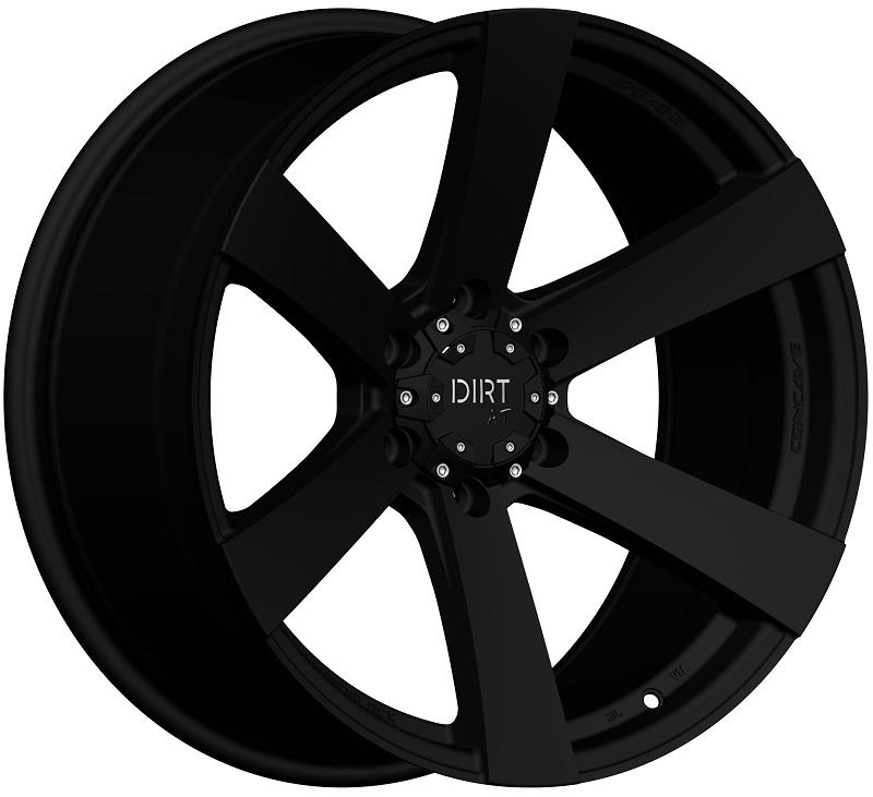 STATUSFÄLGAR D91 FLATBLACK 9.5x20 6/114.3 ET18 CB66.1