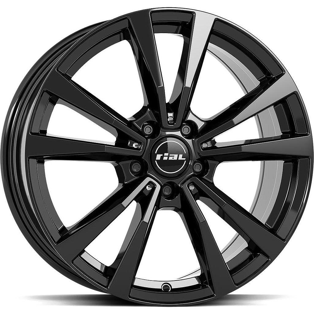 RIAL M12X Diam Black 8.0x19 5/112 ET52 CB66.6