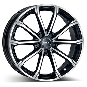 MAK DAVINCI BLK/POL 7x17 4/108 ET32 CB65.1