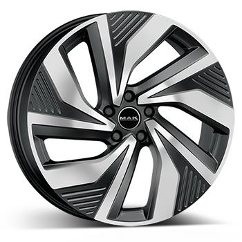 MAK ELECTRA BLK/POL 9x21 5/112 ET42 CB57.1