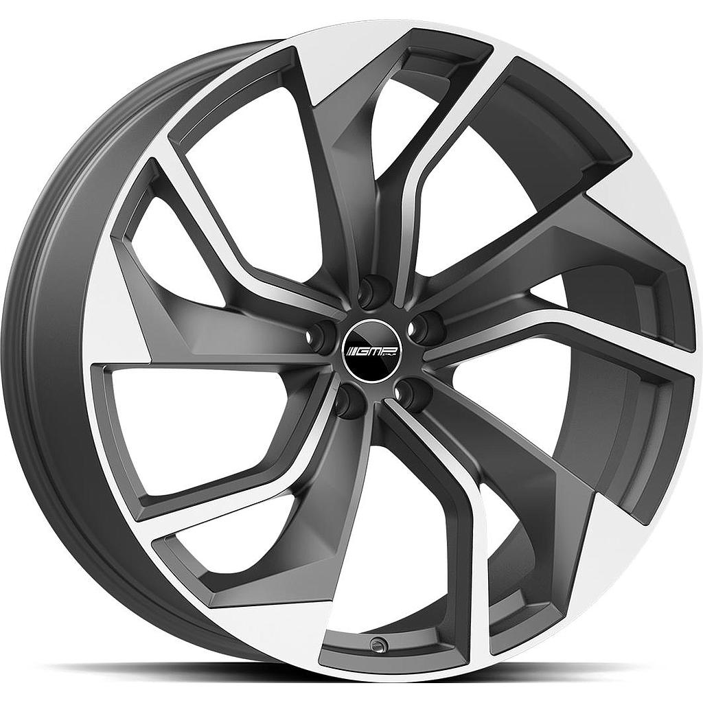 GMP Rebel Matt Anthracite Diamond 8.5x21 5/112 ET30 CB66.5