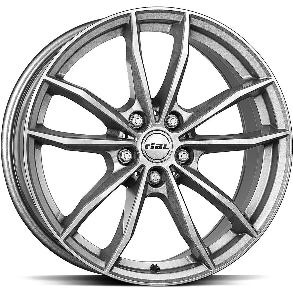 RIAL X12 Metal Grey 7.5x18 5/112 ET25 CB66.5