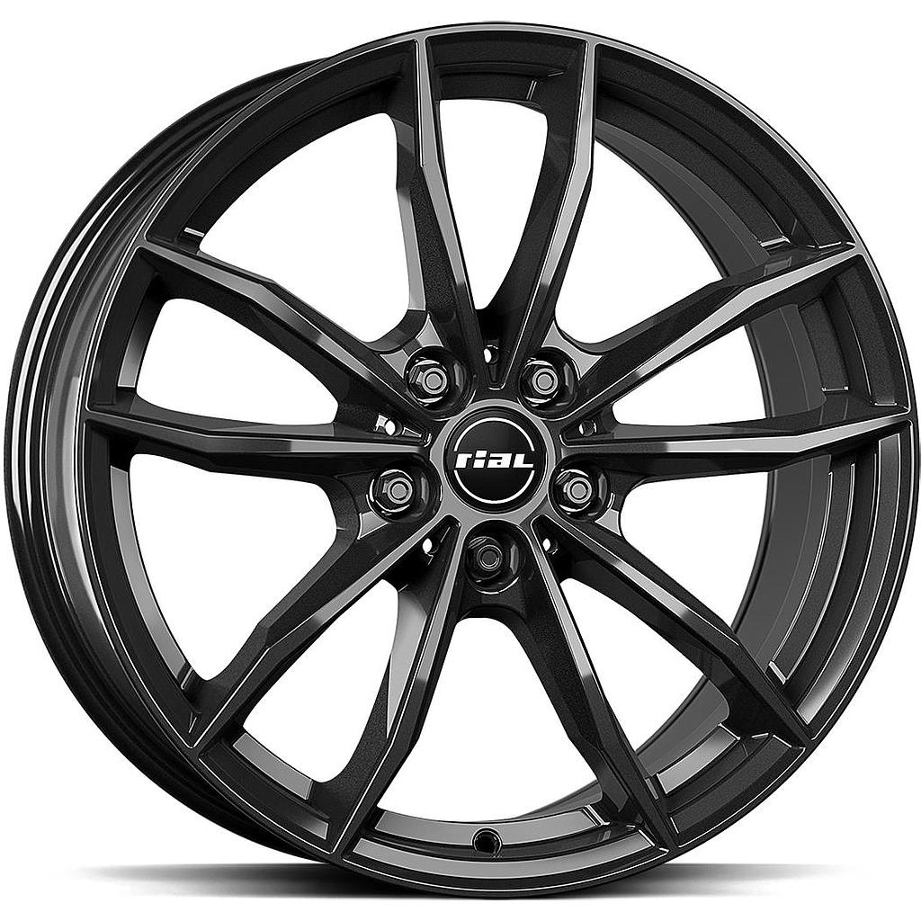 RIAL X12X Diamond Black 9.0x19 5/112 ET38 CB66.5