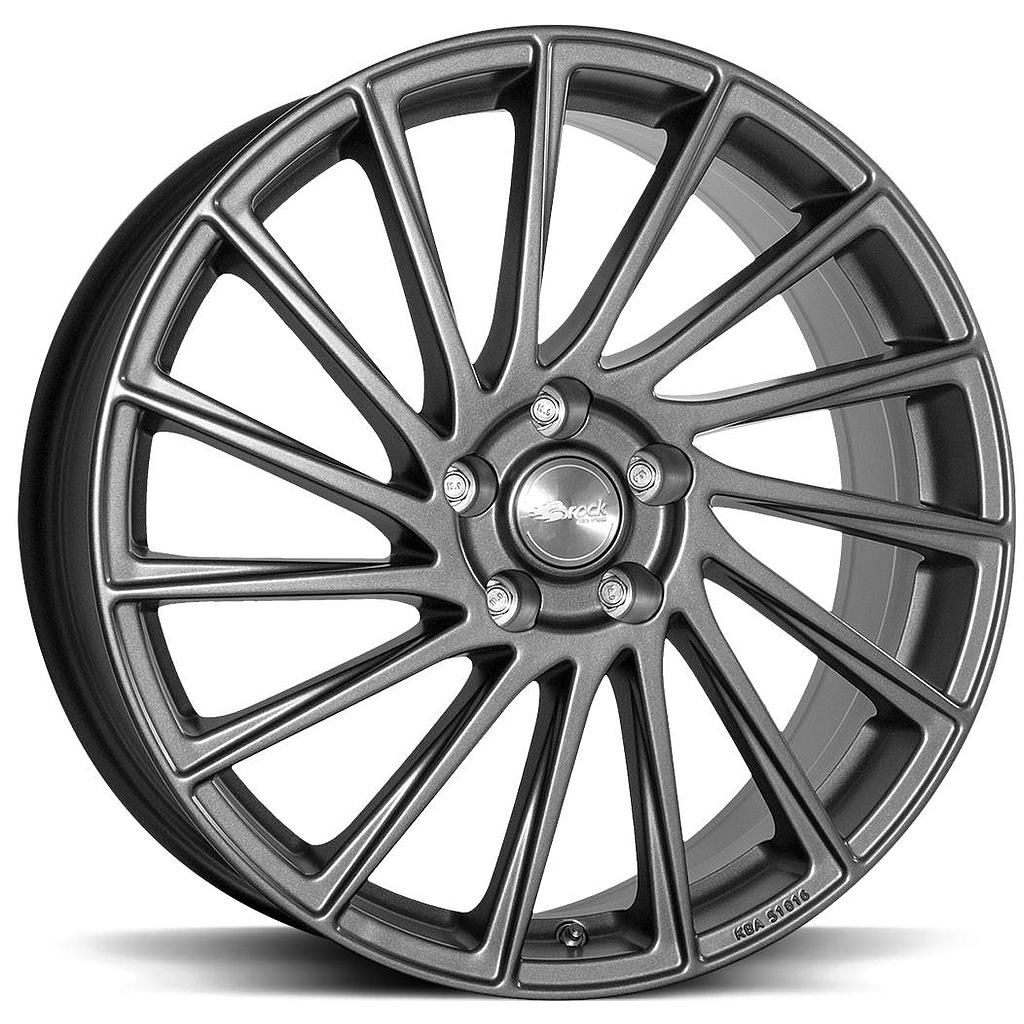 BROCK B39 Himalaya Grey Matt 7.0x17 4/108 ET25 CB65.1