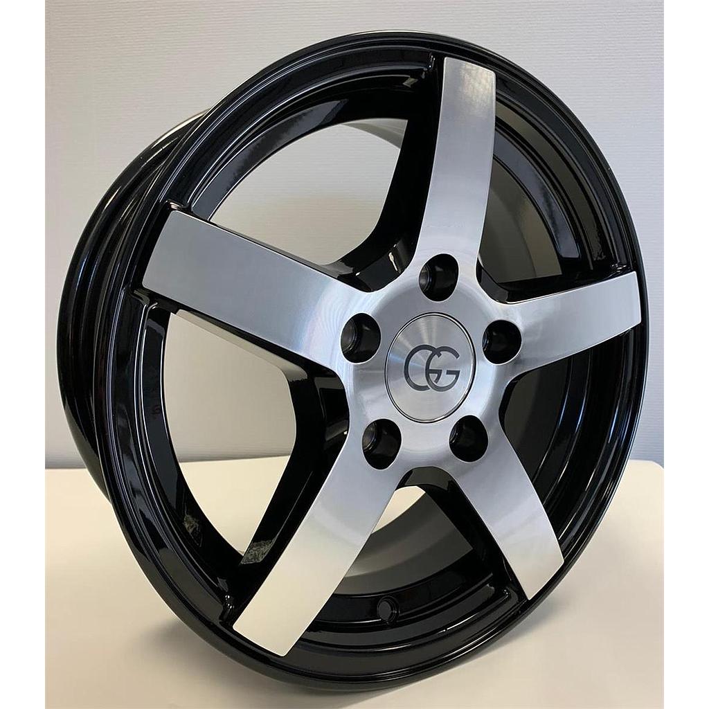 GG TRAILER BLACKPOLISH 5.5x14 4/100 ET30 CB57.1