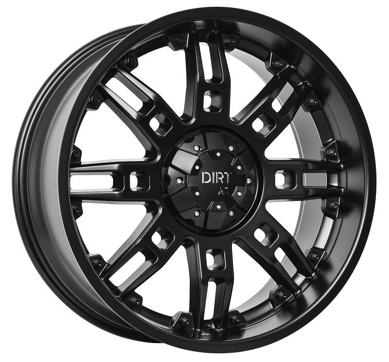 STATUSFÄLGAR D07 FLATBLACK 9.5x22 6/135-139.7 ET20 CB106.1