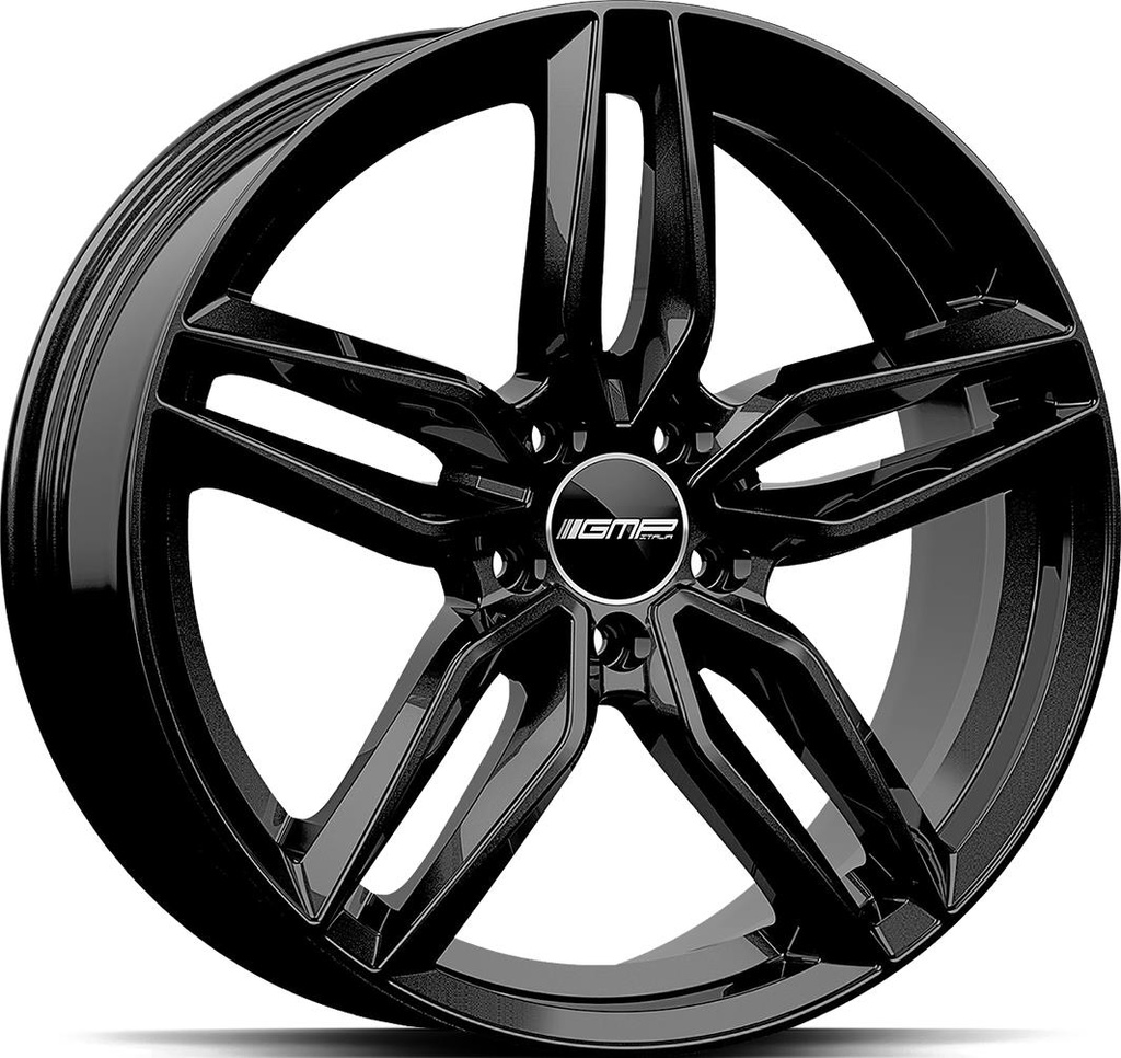 GMP Fasten Glossy Black 7.5x17 5/108 ET40 CB73.1