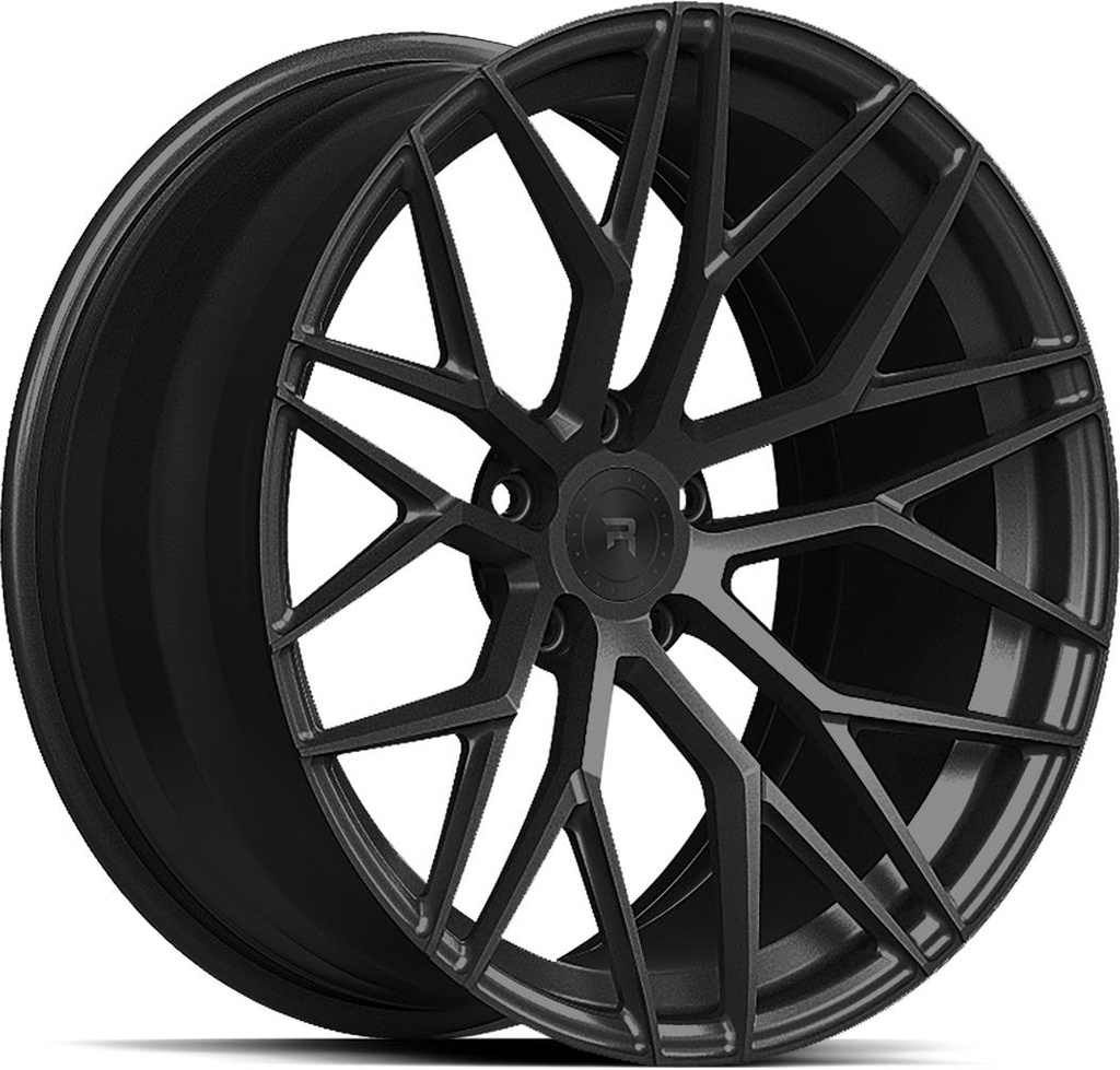 R-SERIES R9 Satin Black 8.5x19 5/108 ET42 CB63.4