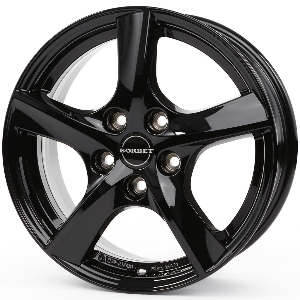 Borbet S Glossy Black 8x17 5x112 ET40 CB72.5