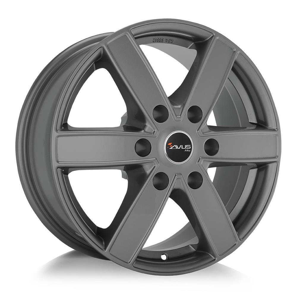 AVUS AC-V61 Matt Anthracite 7.5x17 6/139,7 ET55 CB93.1