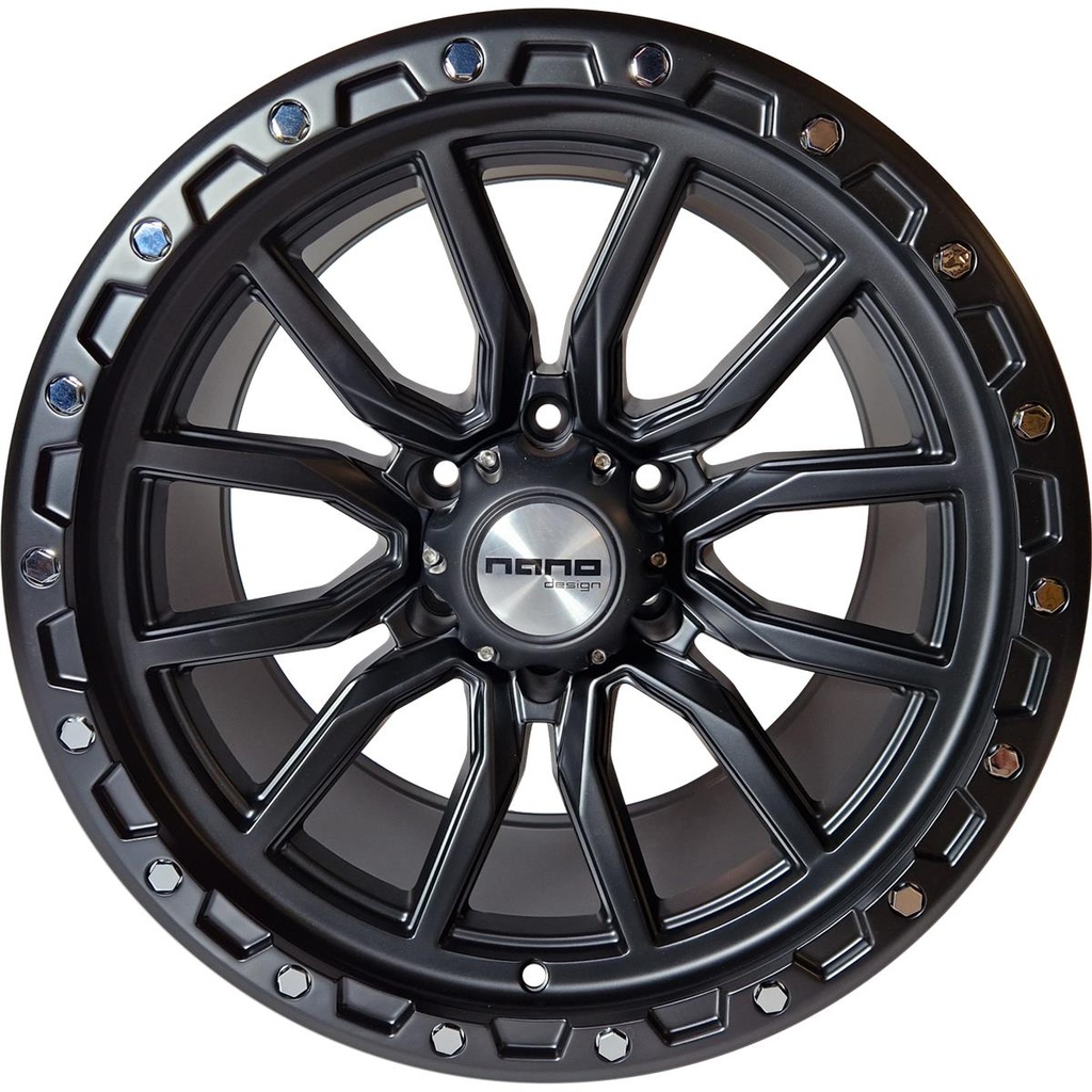 Nano Y0156 Full Matt Black 10.0x18 6/139,7 ET-18 CB110.0