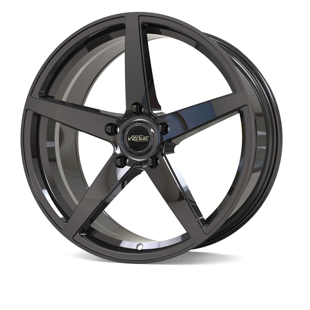 Venue Evo5 Gloss Black 8.5x19 5/108 ET42 CB63.4