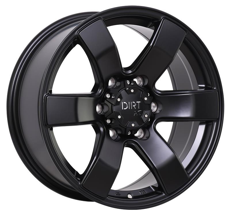 STATUSFÄLGAR D22 FLATBLACK 7.5x16 6/139.7 ET40 CB93.1