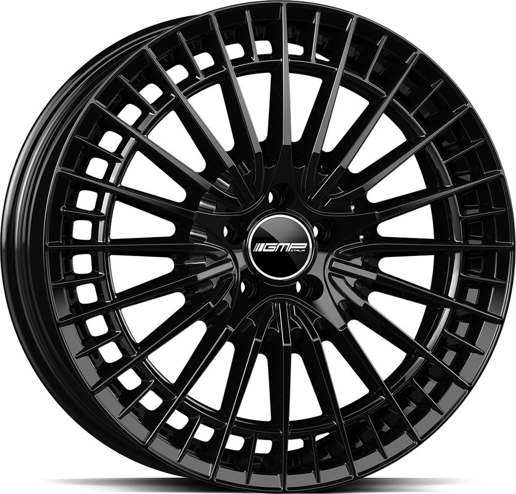 GMP Qstar Glossy Black 10.0x21 5/112 ET22 CB66.6