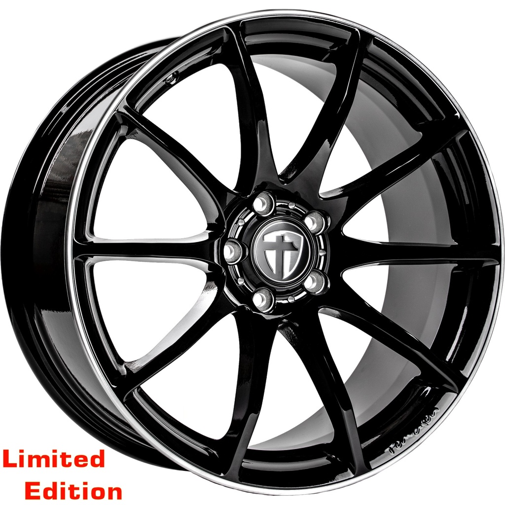 TOMASON TN1 BLACK RIM POL 8.5x19 5/108 ET40 CB72.6