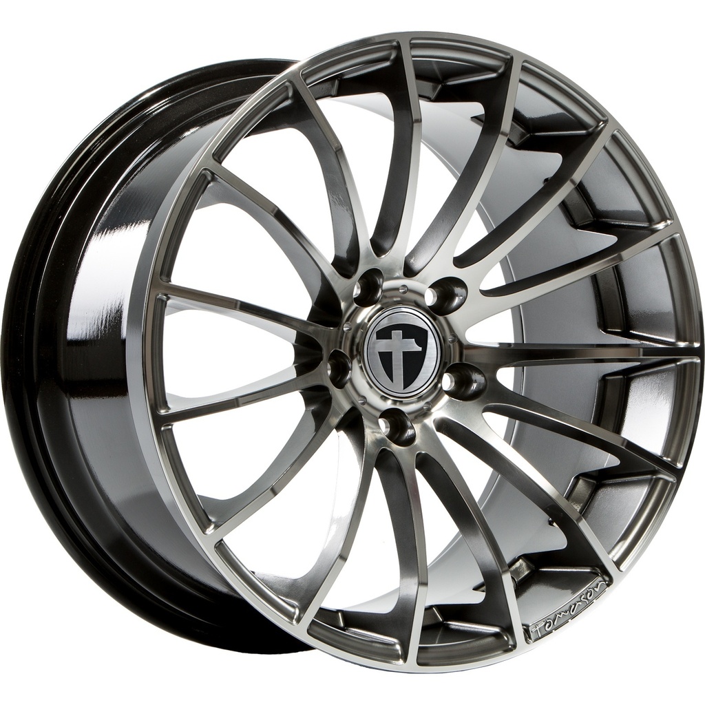 TOMASON TN9 HYPERBLACK DIAMOND POLISHED 8.5x19 5/108 ET40 CB72.6
