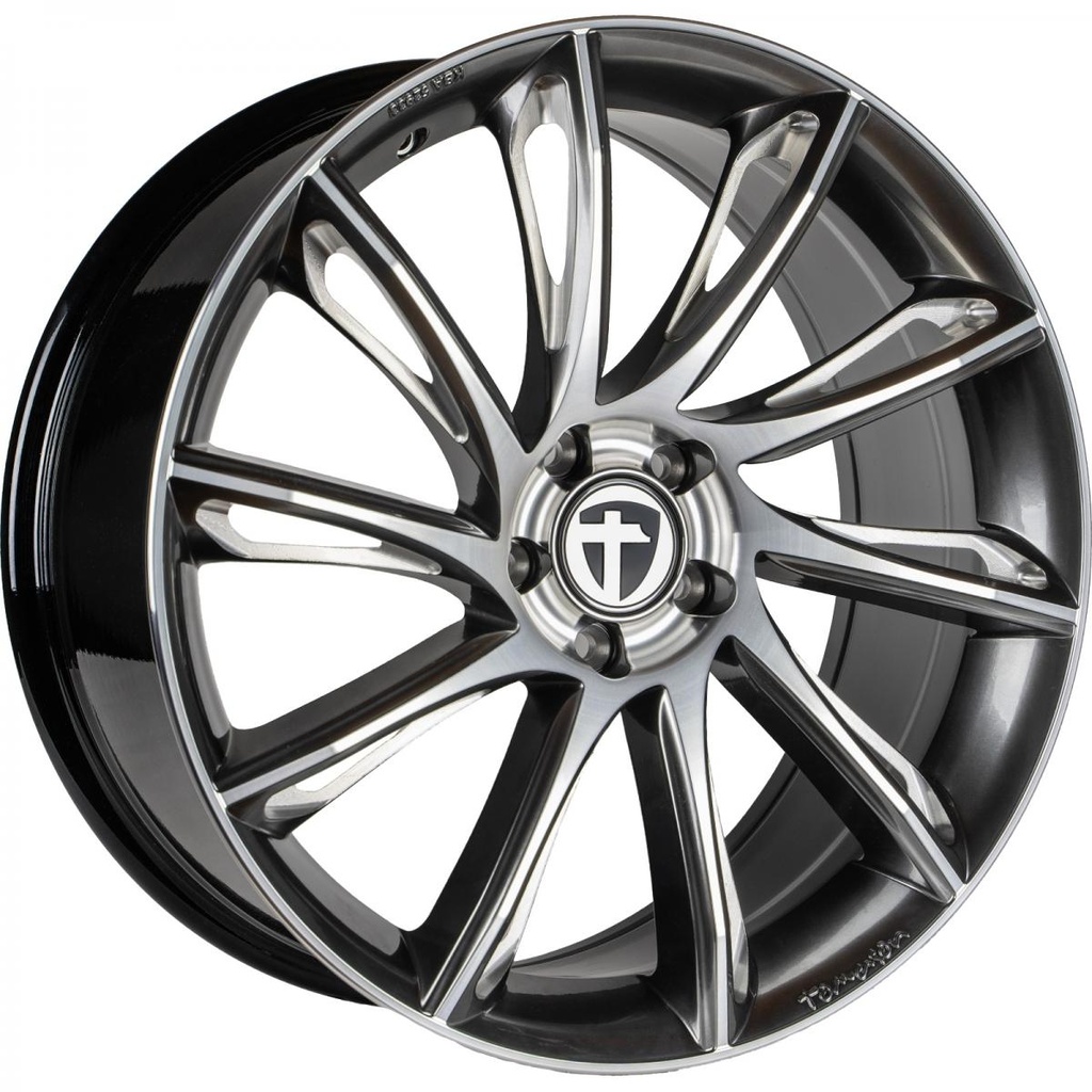 TOMASON TN24 DARKHYPERBLACK CC+POL 8.5x19 5/112 ET45 CB72.6