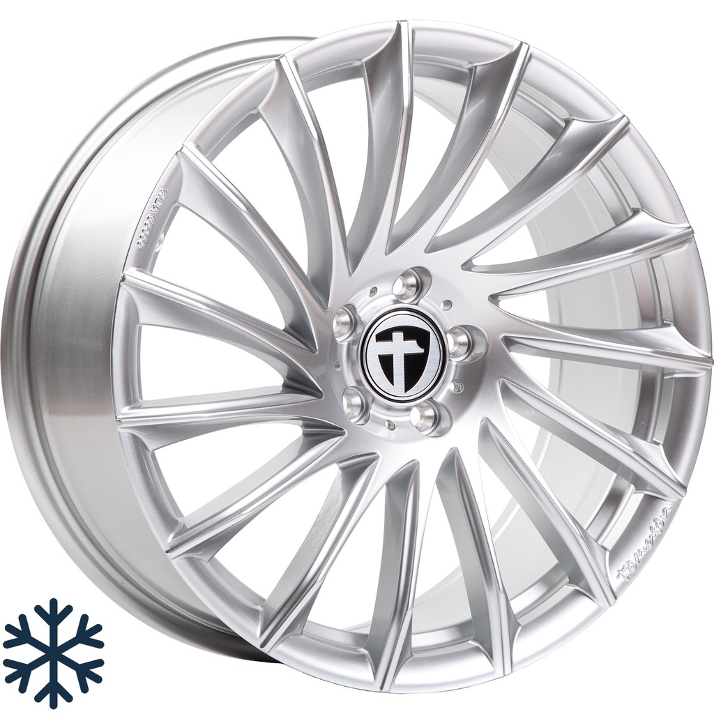 TOMASON TN16 BRIGHT SILVER 8.5x19 5/112 ET45 CB72.6