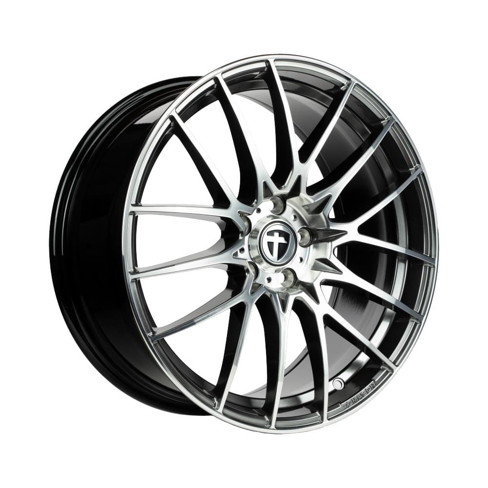 TOMASON TN26 DARK HYPERBLACK POLISHED 8.5x19 5/112 ET30 CB72.6