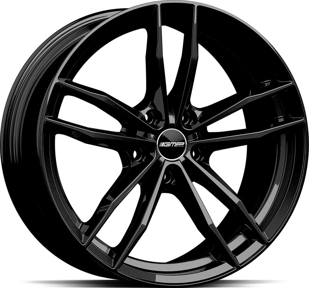 GMP Swan Glossy Black 8.0x19 5/112 ET45 CB66.6