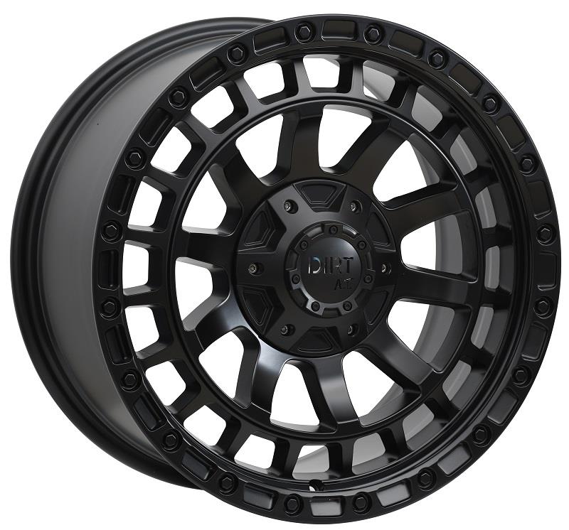 STATUSFÄLGAR D210 FLATBLACK 8.5x17 6/135-139.7 ET20 CB106.1