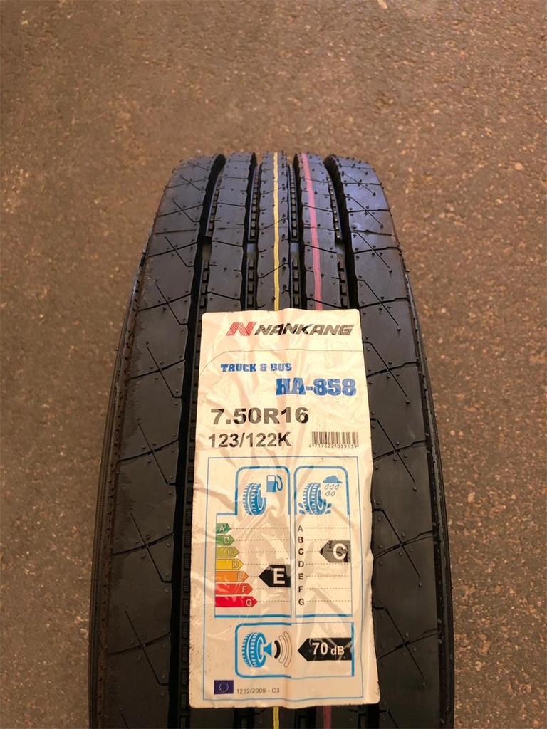 7.5R16 123/122K Nankang HA858 XL DOT2020