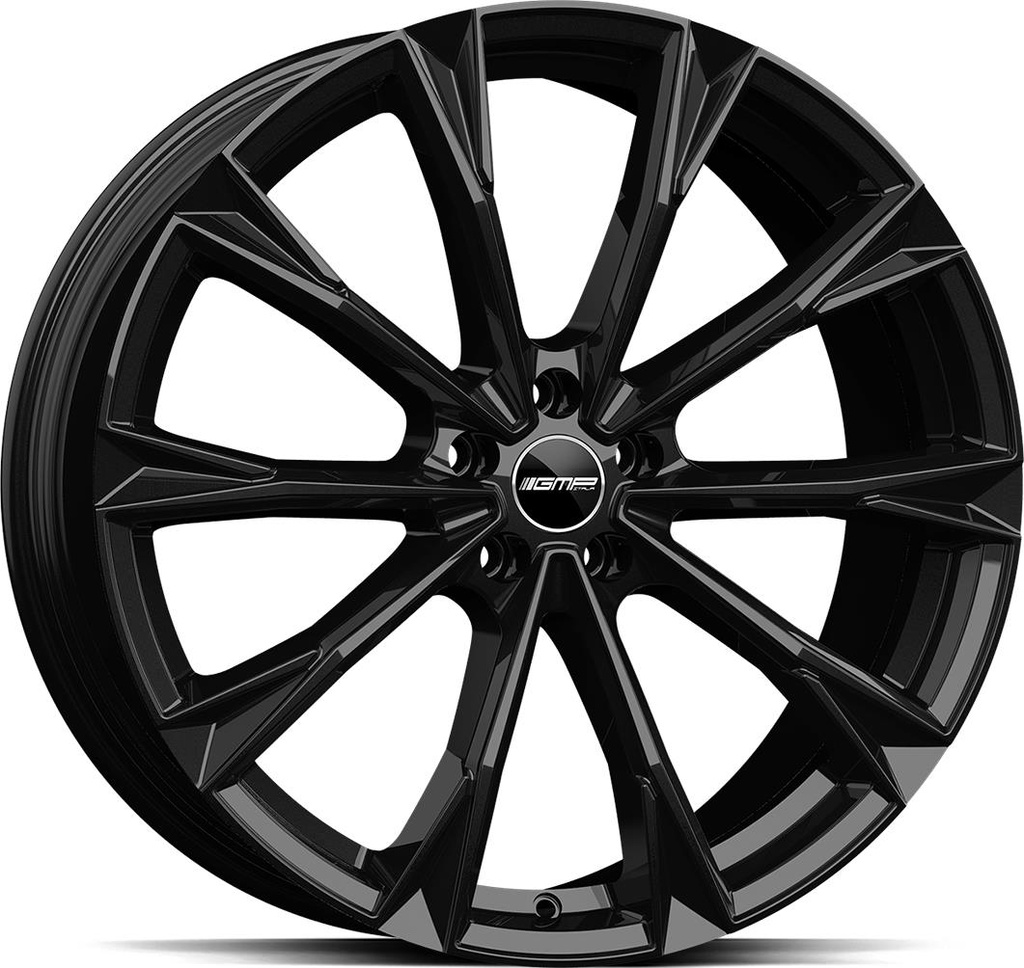 GMP Totale Glossy Black 8.0x19 5/112 ET30 CB66.6