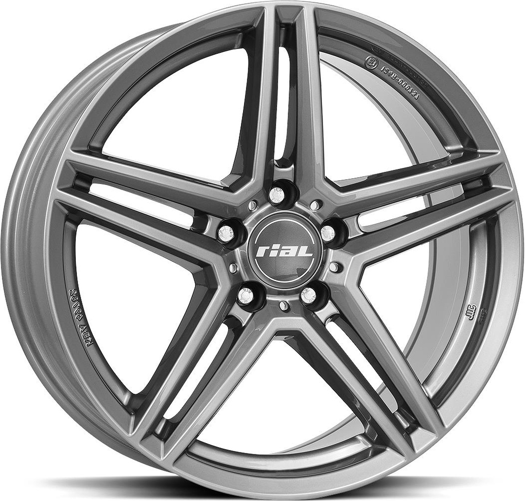 RIAL M10 METAL GREY 9x18 5/112 ET30 CB66.6