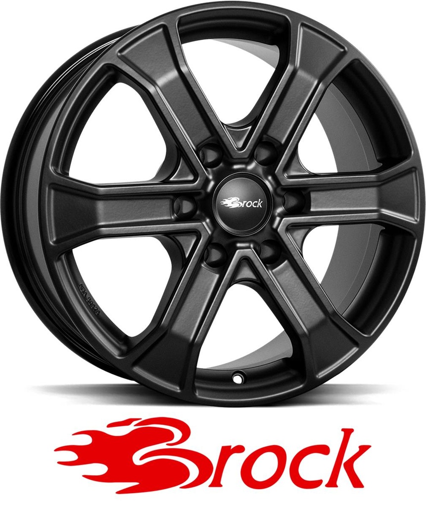 BROCK RC31 Black Matt 8.0x18 6/139,7 ET25 CB100.1