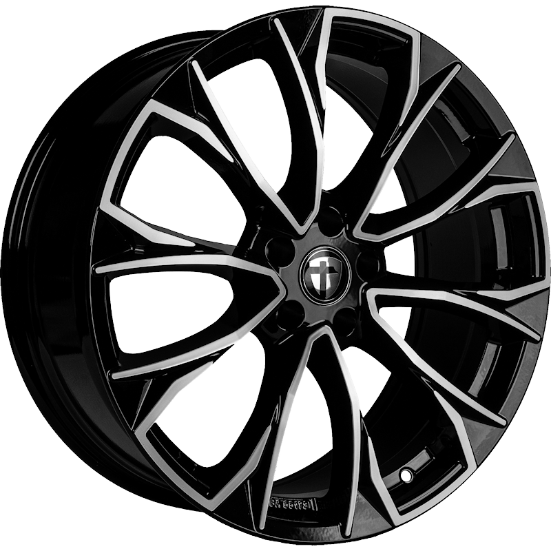 TOMASON AR3 BLACK POLISHED 8.5x20 5/112 ET43 CB66.6